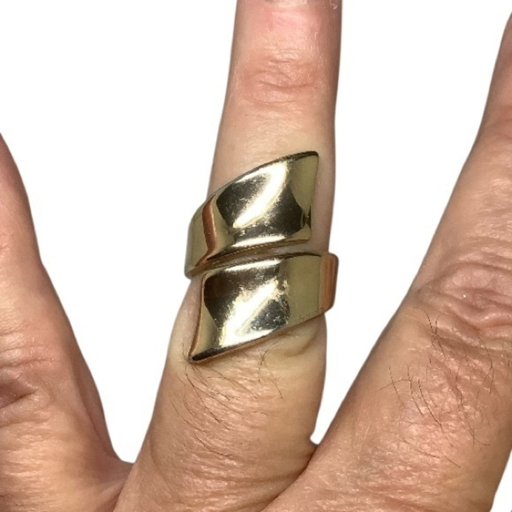 Gold-Tone wrap Ring